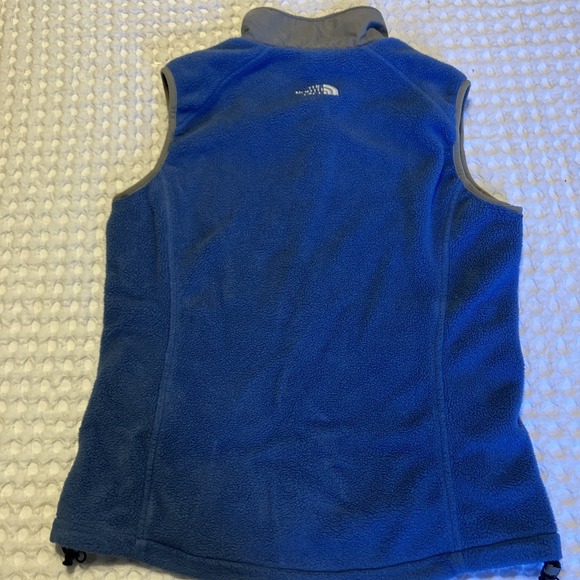 The North Face Polartec Full Zip‎ Fleece Vest Light Blue Womens Size Medium M - Picture 5 of 8